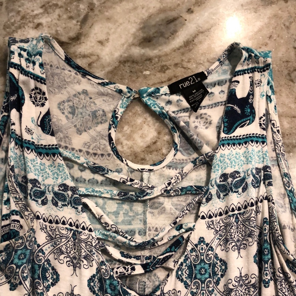 RUE21 Blue Elephant Romper - Picture 4 of 4